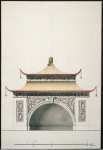 Neyelov Ilya Vasilyevich Design of a Pavilion in Chinese Style  - Hermitage